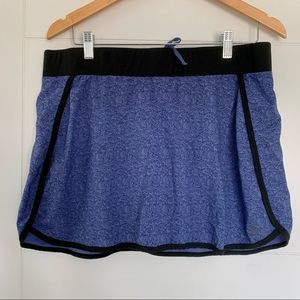 REI Purple Black Athletic Skort Large